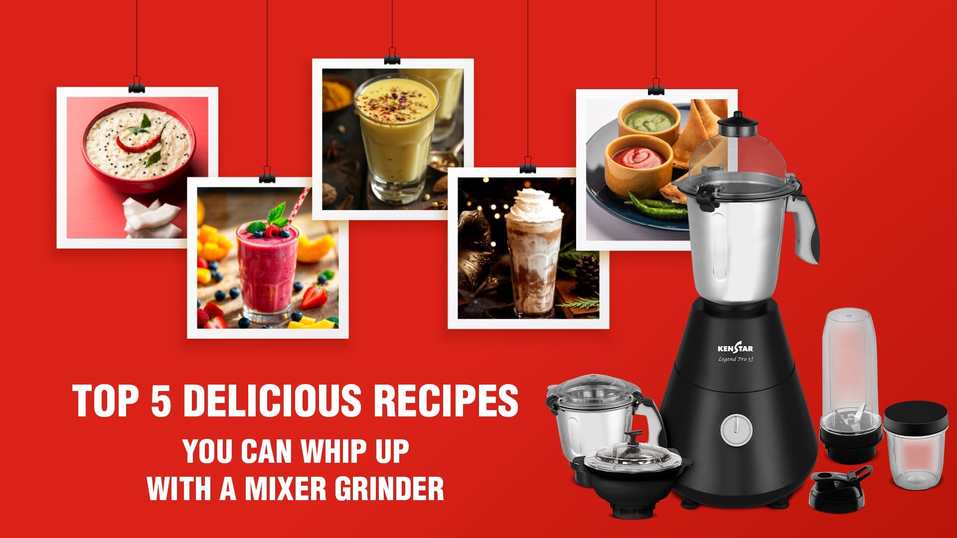 Top 5 Delicious Recipes You Can Whip Up with a Mixer Grinder