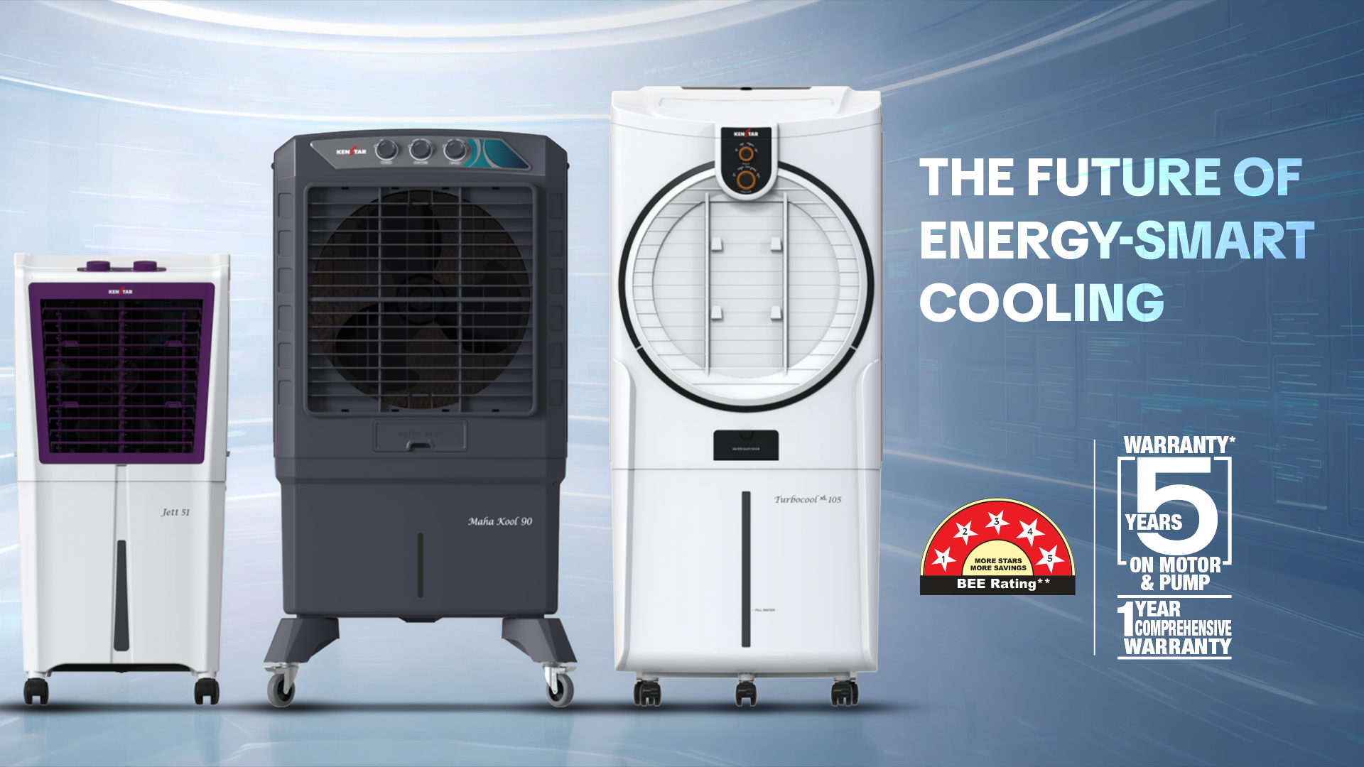 India’s First 5-Star Rated Air Cooler with 5-Year Warranty