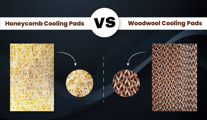 HONEYCOMB COOLING PADS VS WOODWOOL COOLING PADS