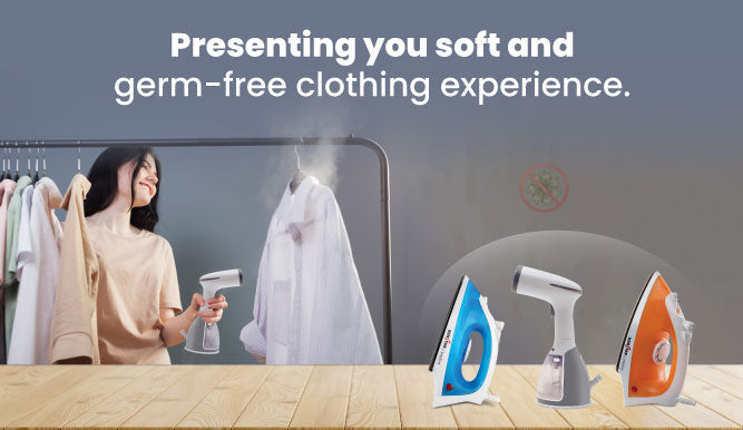 STEAM IRON: PRESENTING YOU WITH A SOFT AND GERM-FREE CLOTHING EXPERIENCE