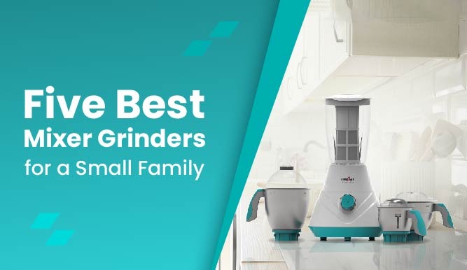 FIVE BEST MIXER GRINDERS FOR A SMALL FAMILY