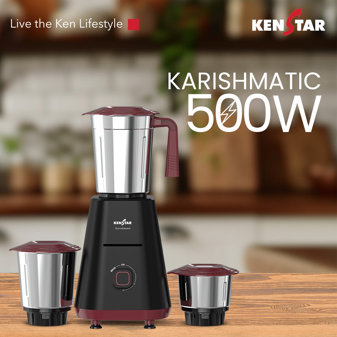Karishmatic 500W, 3 Jar, Mixer Grinder - high-quality product