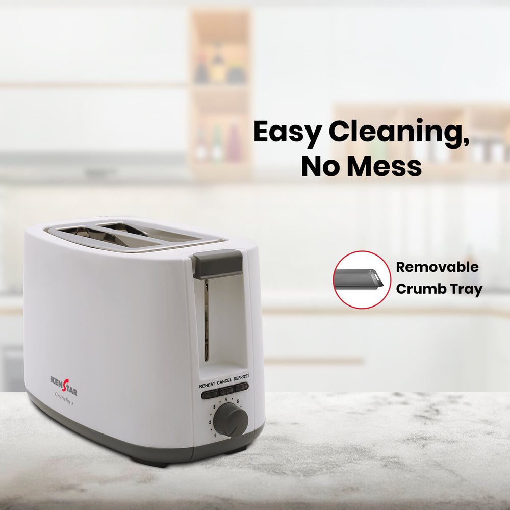 CRUNCHY 750W, Slice Pop Up Toaster – Kenstar Store