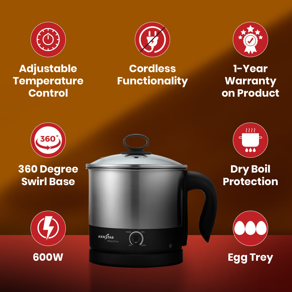 Kenstar Liter Electric Kettle With Temperature Control 2200 W L