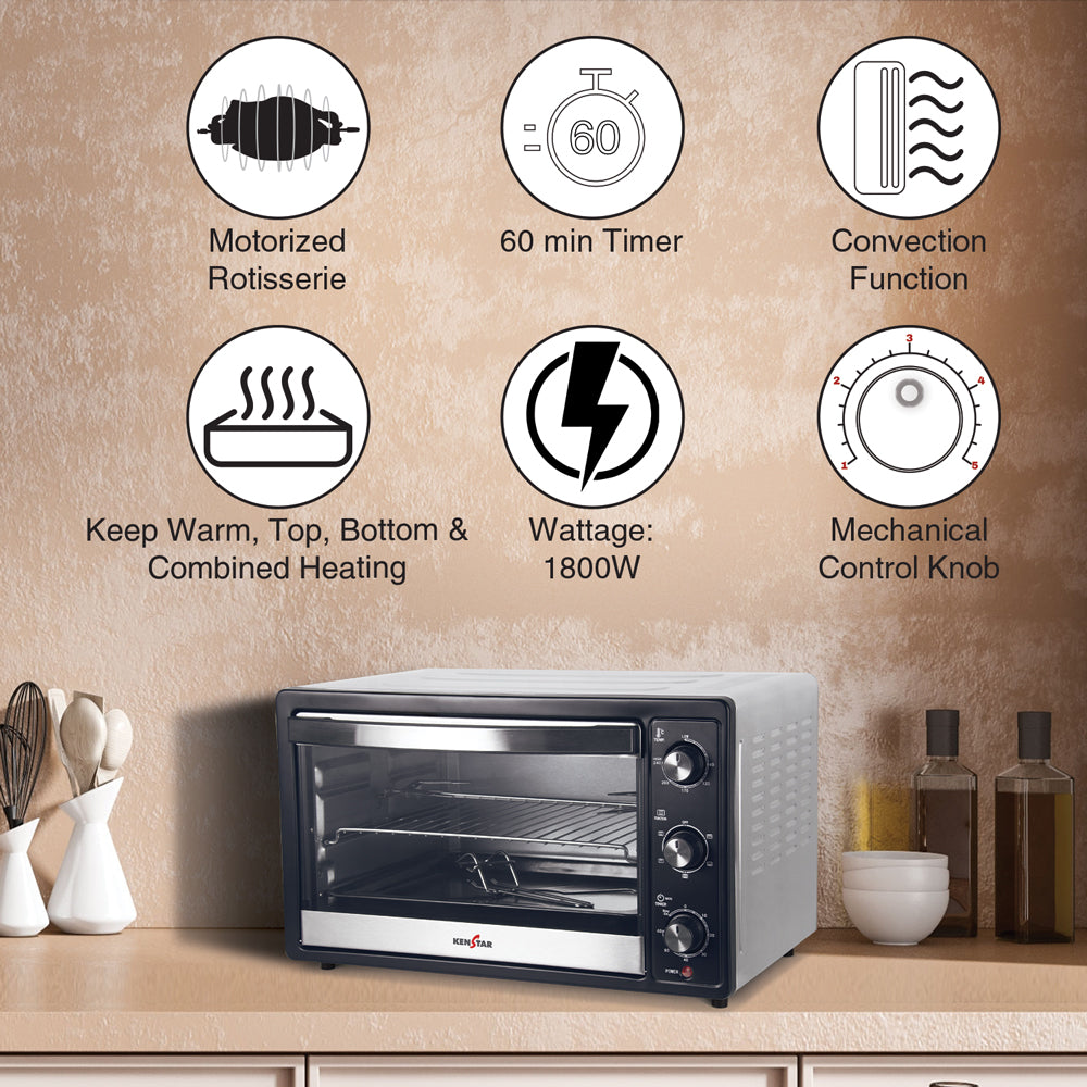 Kitchen Appliances Combination Toaster Oven And Microwave 30L